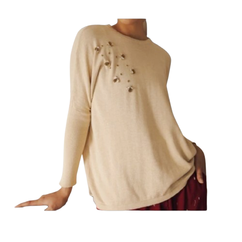 Dama Kara Nahla Sweater Beads Rajut