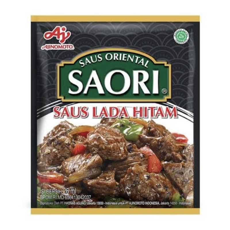 SAORI Saus Lada Hitam 1