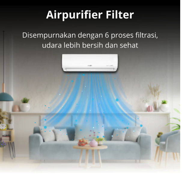 Panggung Electric Citrabuana Akari AC 1/2PK Turbo Cool Airpurifier A-05TCF89NLWI/K