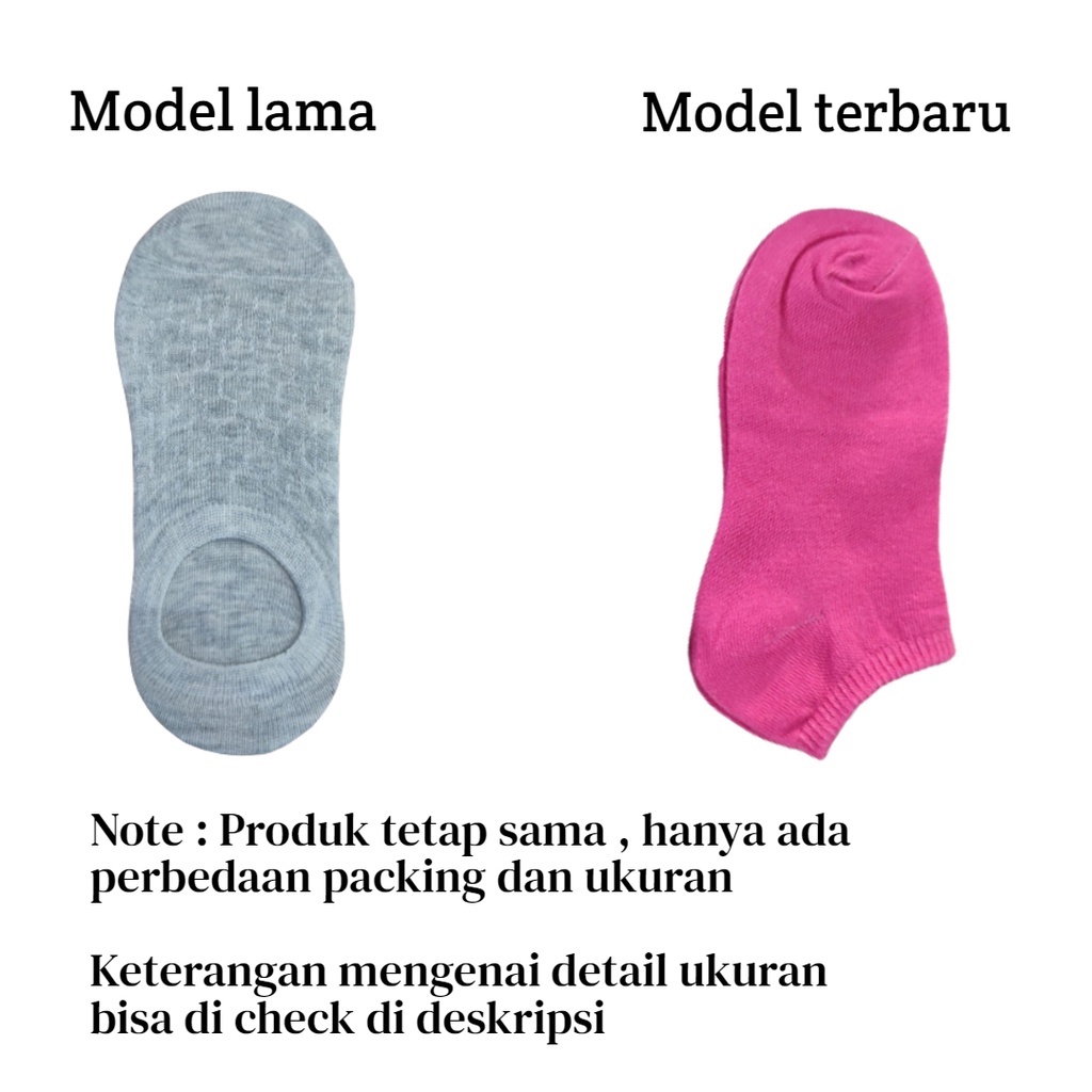 JustLook Kaos Kaki Ankle Polos Wanita
