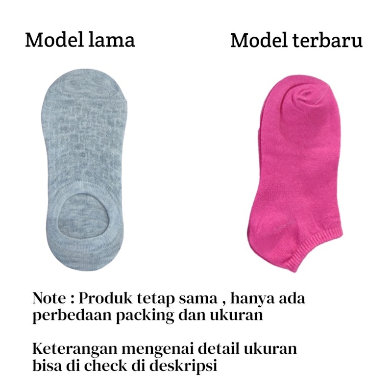 Kaos Kaki Ankle Polos Wanita 5