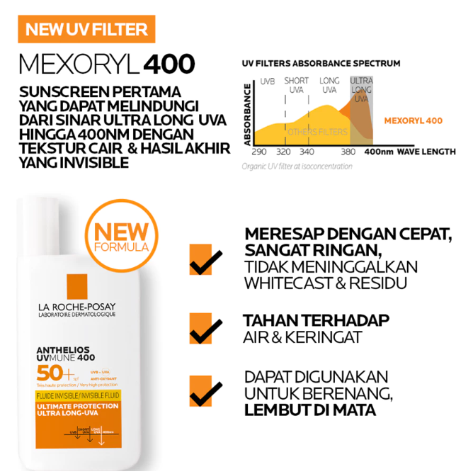L’Oréal La Roche-Posay Anthelios UVMune 400 Invisible Fluid SPF 50+