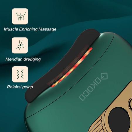Teknologi Ujung Jari Gokoco Mini Massager Gua Sha Elektrik