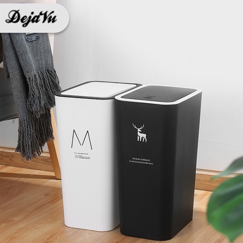  Tong Sampah Plastik Tertutup Minimalis 602