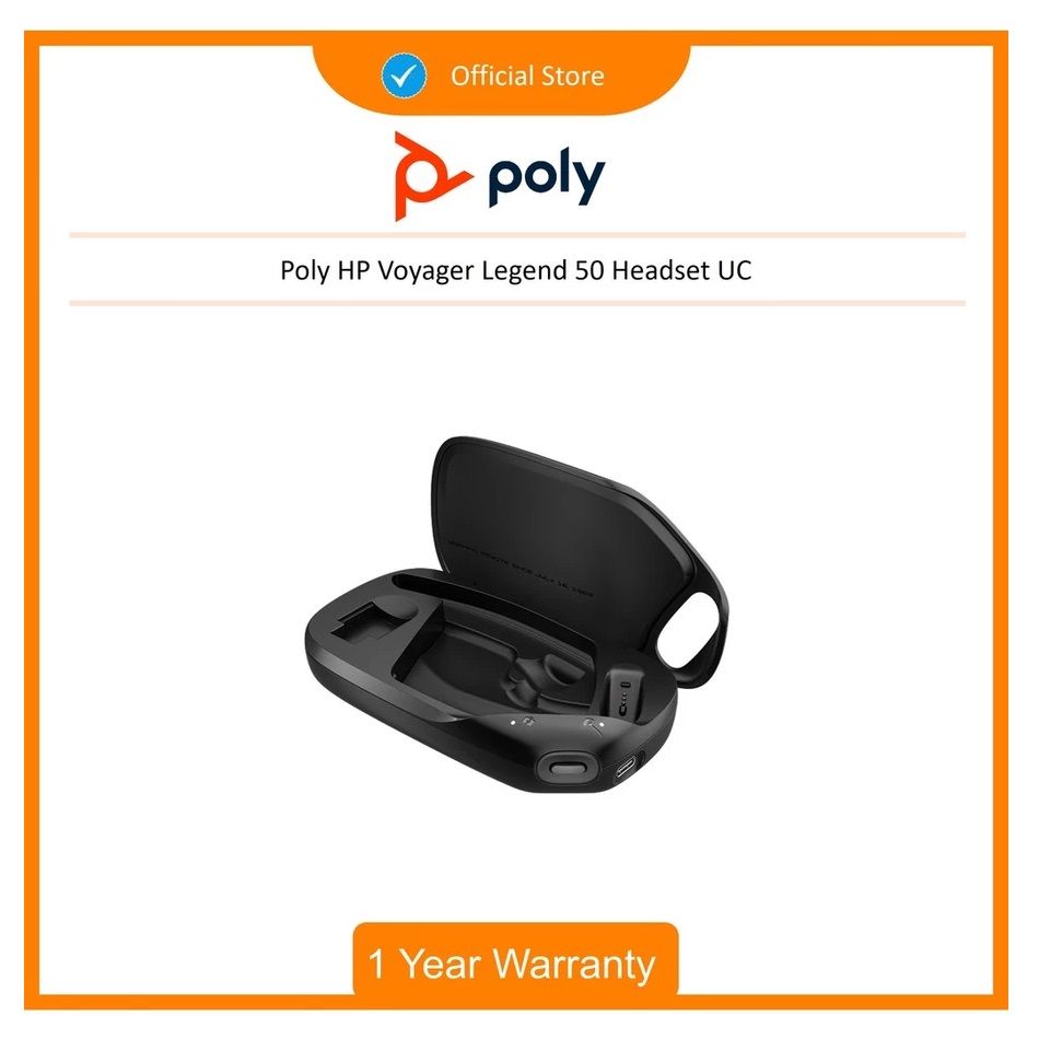 HP Inc Poly HP Voyager Legend 50 Headset UC  AT9M9AA