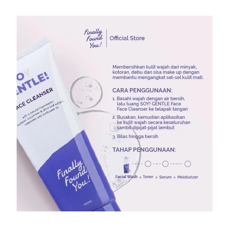 Finally Found You! Soy Gentle! Face Cleanser 3