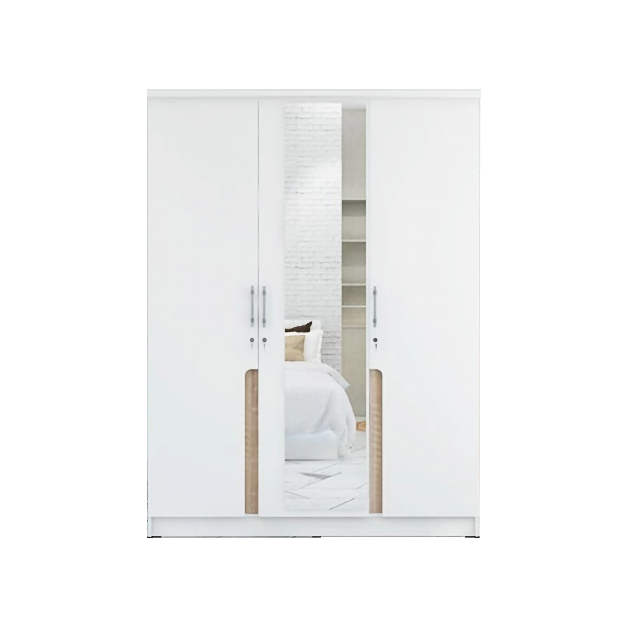 Olympic Lemari Baju Tiga Pintu LP MERIBEL 3P