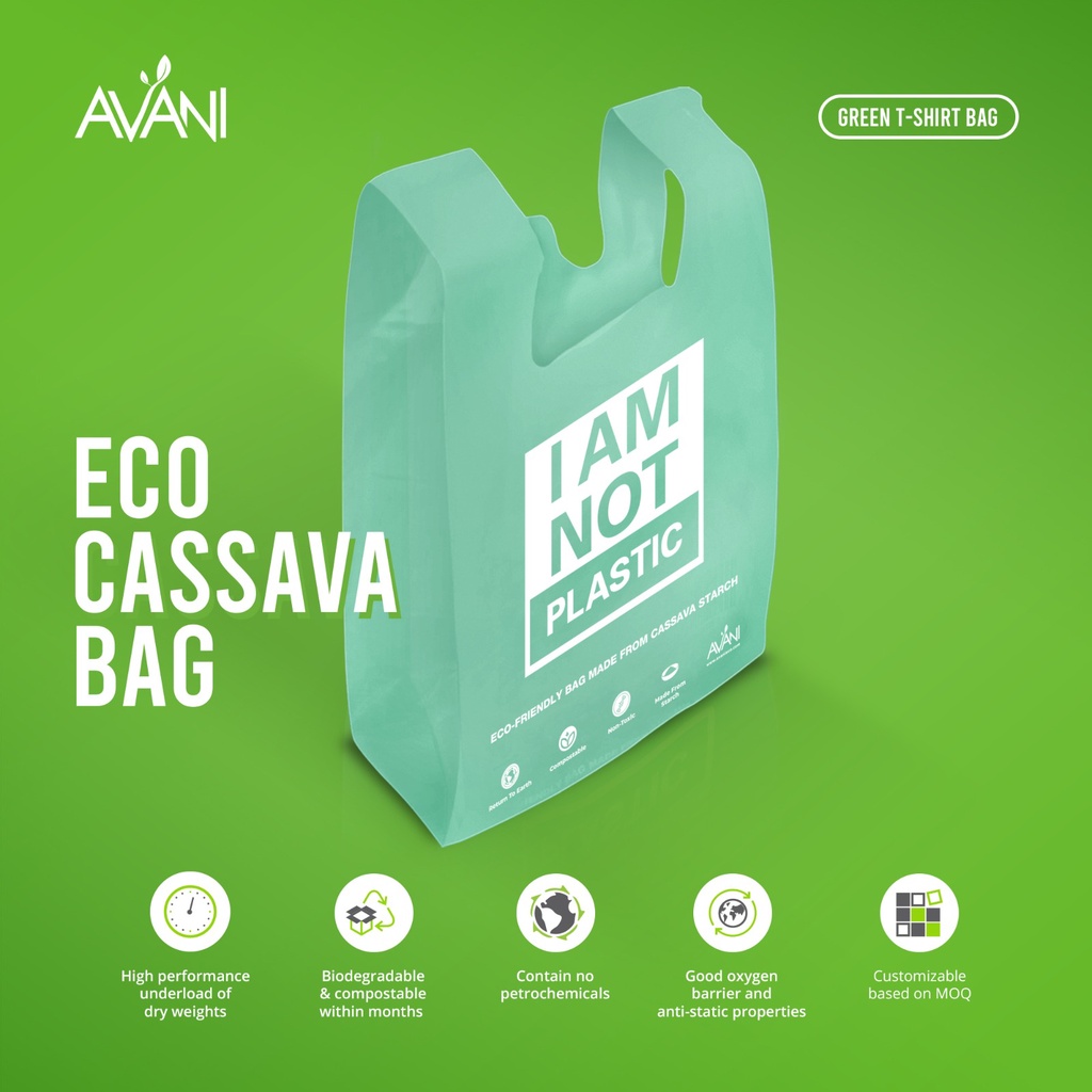 Avani Eco Cassava Bag T-shirt Bag