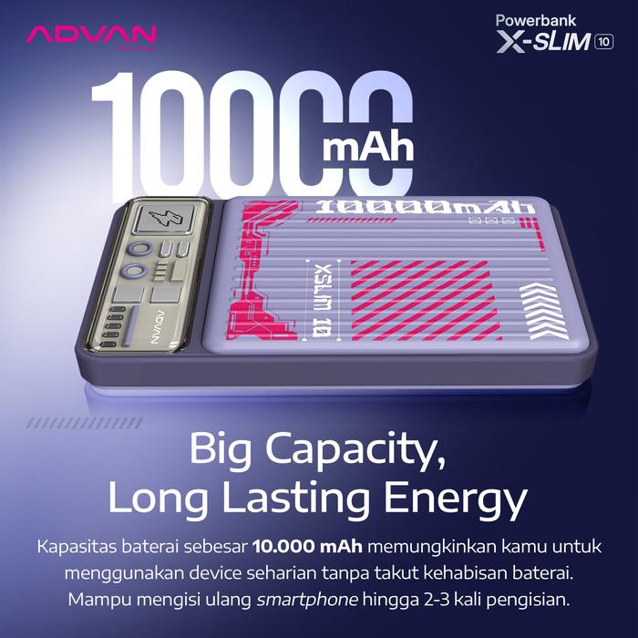 ADVAN Wireless Powerbank X-Slim 10 3