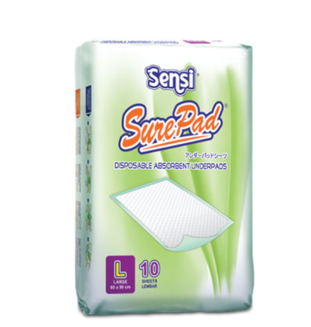 Surepad Disposable Absorbent Underpads  ｜ L 10