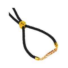 Gelang Emas Tali Daun Polos 8K