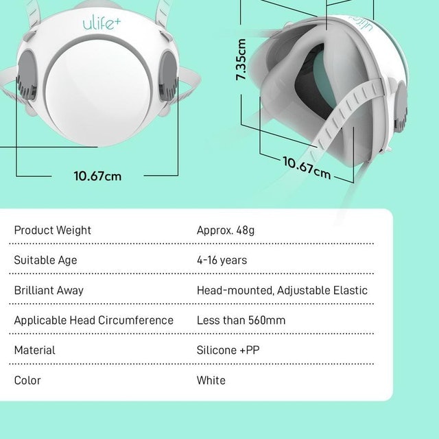 Uneed Ulife+ Masker KN95 Anak Bahan Silikon Reusable Washable URM101