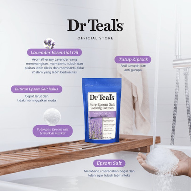 Dr Teal's Pure Epsom Salt Soaking Solution 3