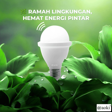 AOKI AOKI Lampu Bohlam LED Sensor Radar 10W AK-5703SR