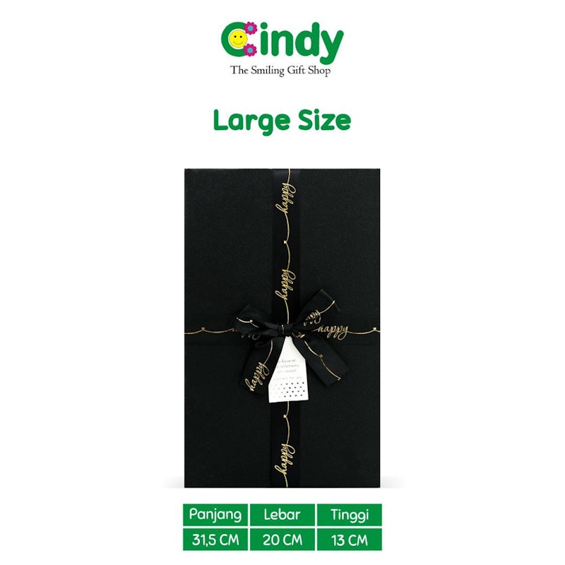CINDY Gift Box - Kotak Kado Glitter Size Jumbo 4