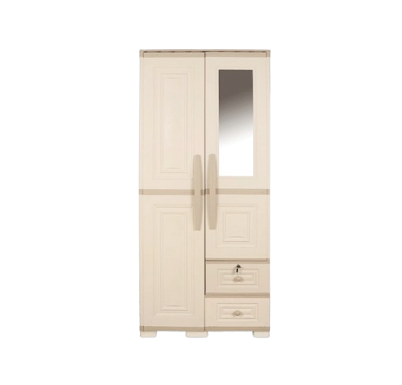 Olympast Modern Lemari Plastik 2 Pintu 1