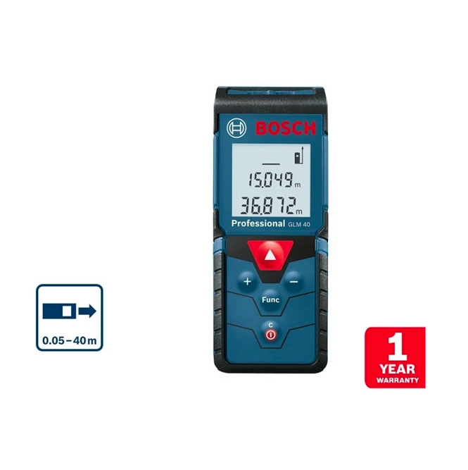 Robert Bosch Bosch Pengukur Laser GLM 40-12 Professional
