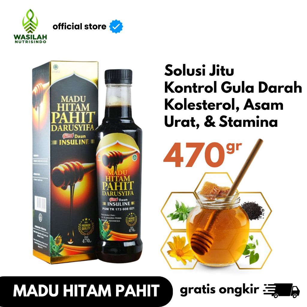 Darusyifa Madu Hitam Pahit Plus Daun Insuline 2