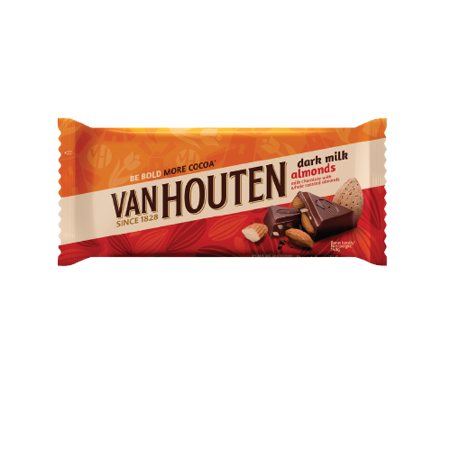 Van Houten Dark Milk Almonds