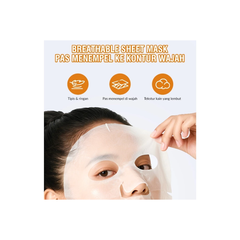 Bioaqua Algae Pore Refining Essence Mask Grapefruit 4