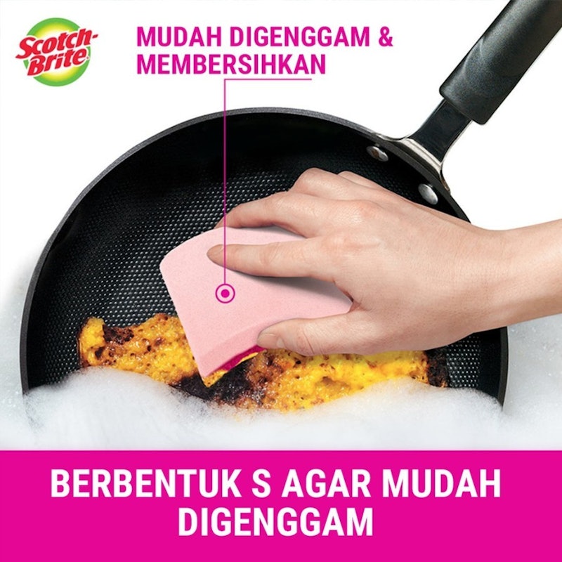 Scotch-Brite® Easy Clean Scrub Sponge 3