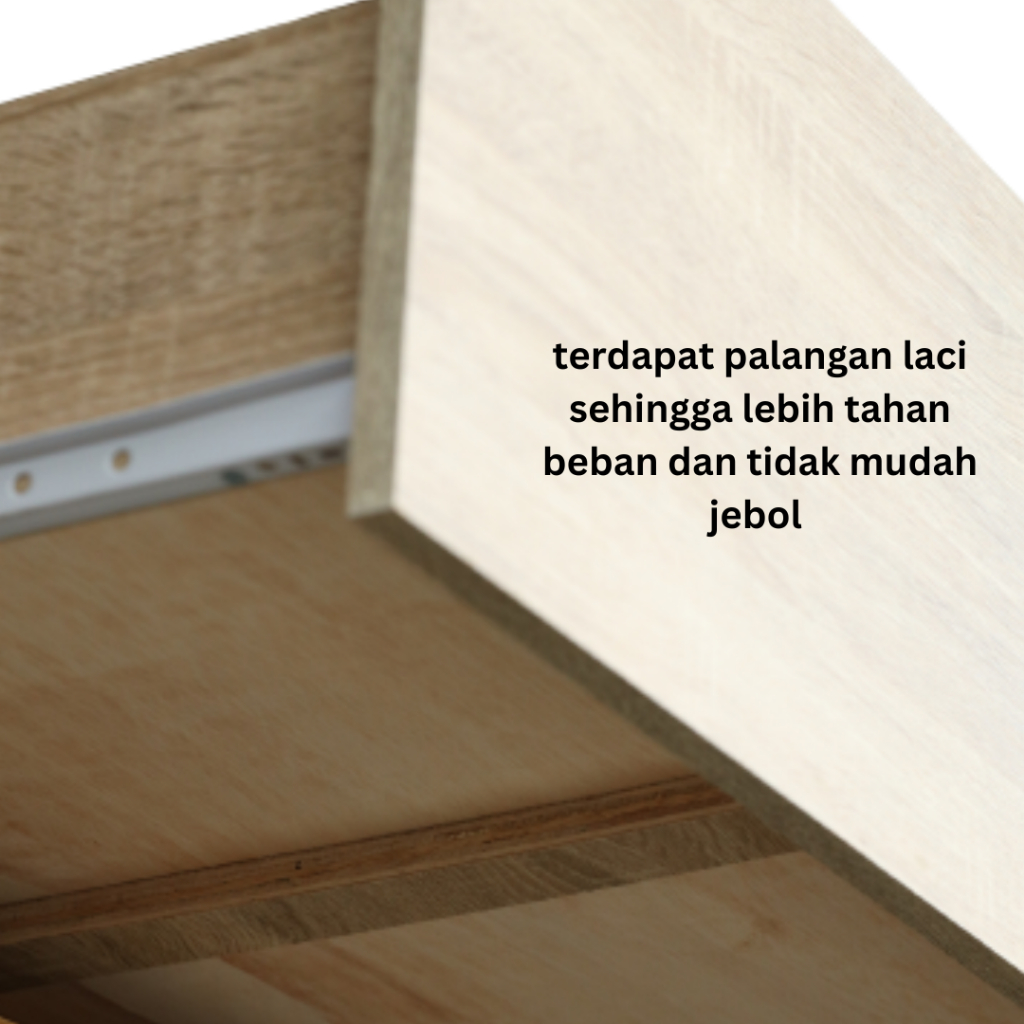 Kirana Home and Living Kirana Washington Set Ranjang & Meja Belajar & Rak Buku