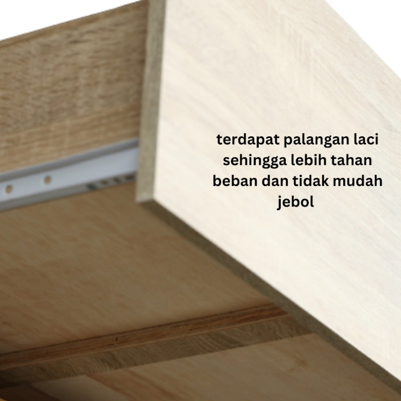Kirana Washington Set Ranjang & Meja Belajar & Rak Buku 5