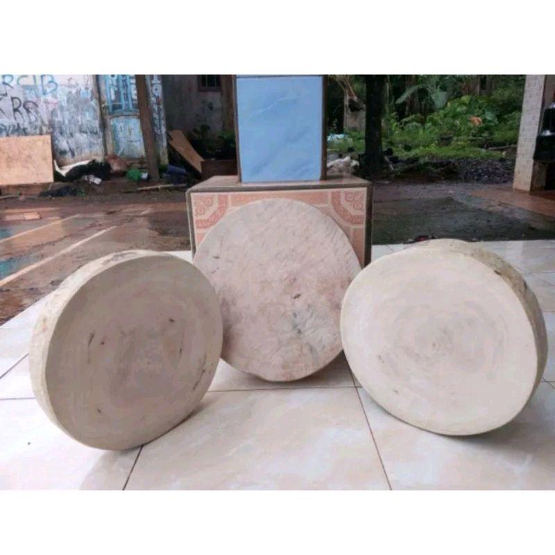 Talenan Kayu Asem Diameter 30 cm