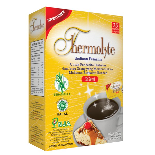 Thermolyte Diet Sugar 2