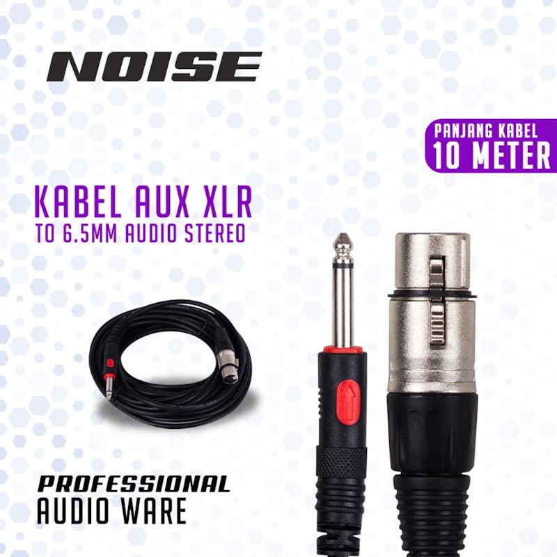 NOISE Kabel AUX Jack Audio 6.5 mm 10 meter 2