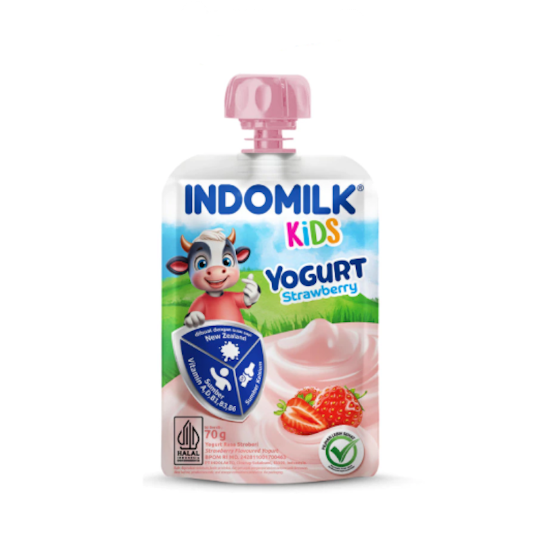 Indomilk Yogurt Kids Strawberry 1