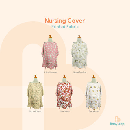 Baby Loop Nursing Cover Printed Fabric 4