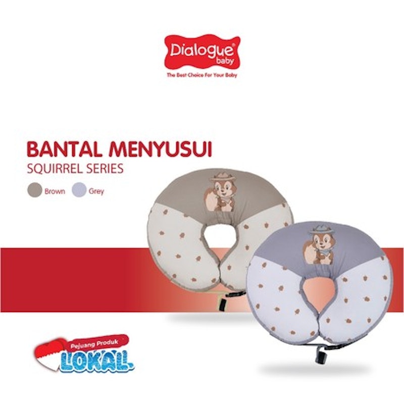 Dialogue Baby Bantal Menyusui Squirrel Series 3