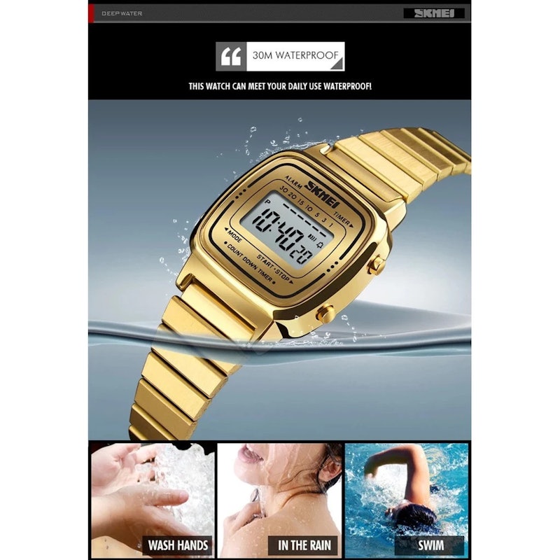 SKMEI Jam Tangan Wanita Digital 3