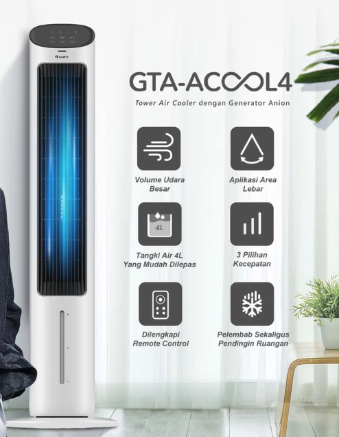 Gree Electric Appliances Indonesia Gree Tower Air Cooler GTA-ACOOL4