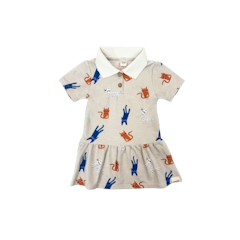 Ardenleon Basic Polo Dress Print