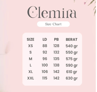  Zayra Hijab Clemira Gamis Wanita Syari