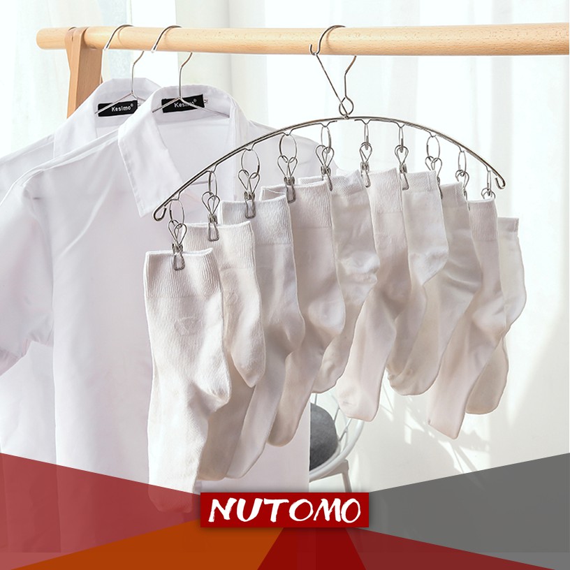  Hanger 8 Jepit Stainless Steel