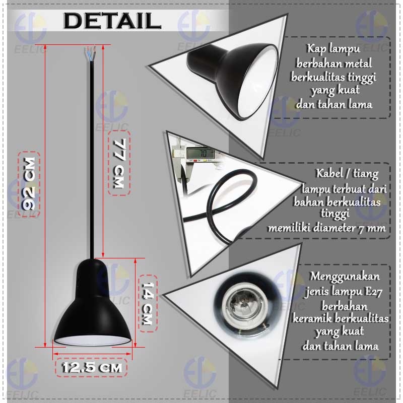EELIC Lampu Hias Gantung LHG-104