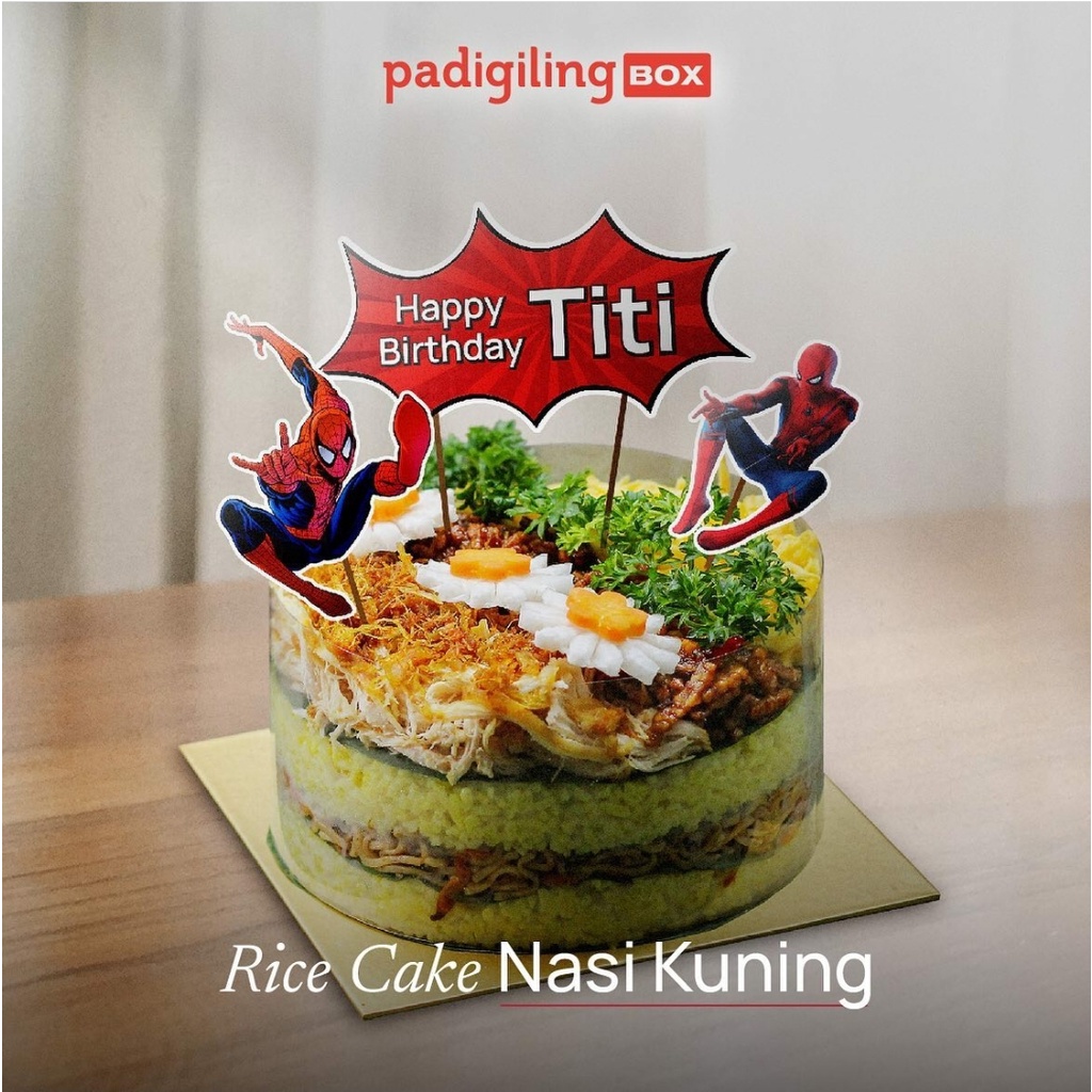  Padigiling Tumpeng Tart Ulang Tahun 