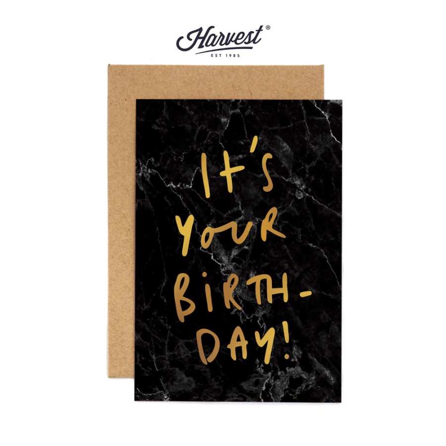 Birthday Card Amazing Bday - Black 1