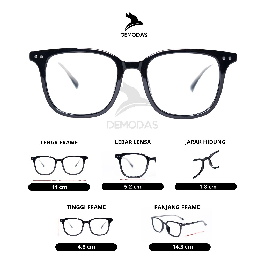  Demodas Kacamata Frame Velosa 
