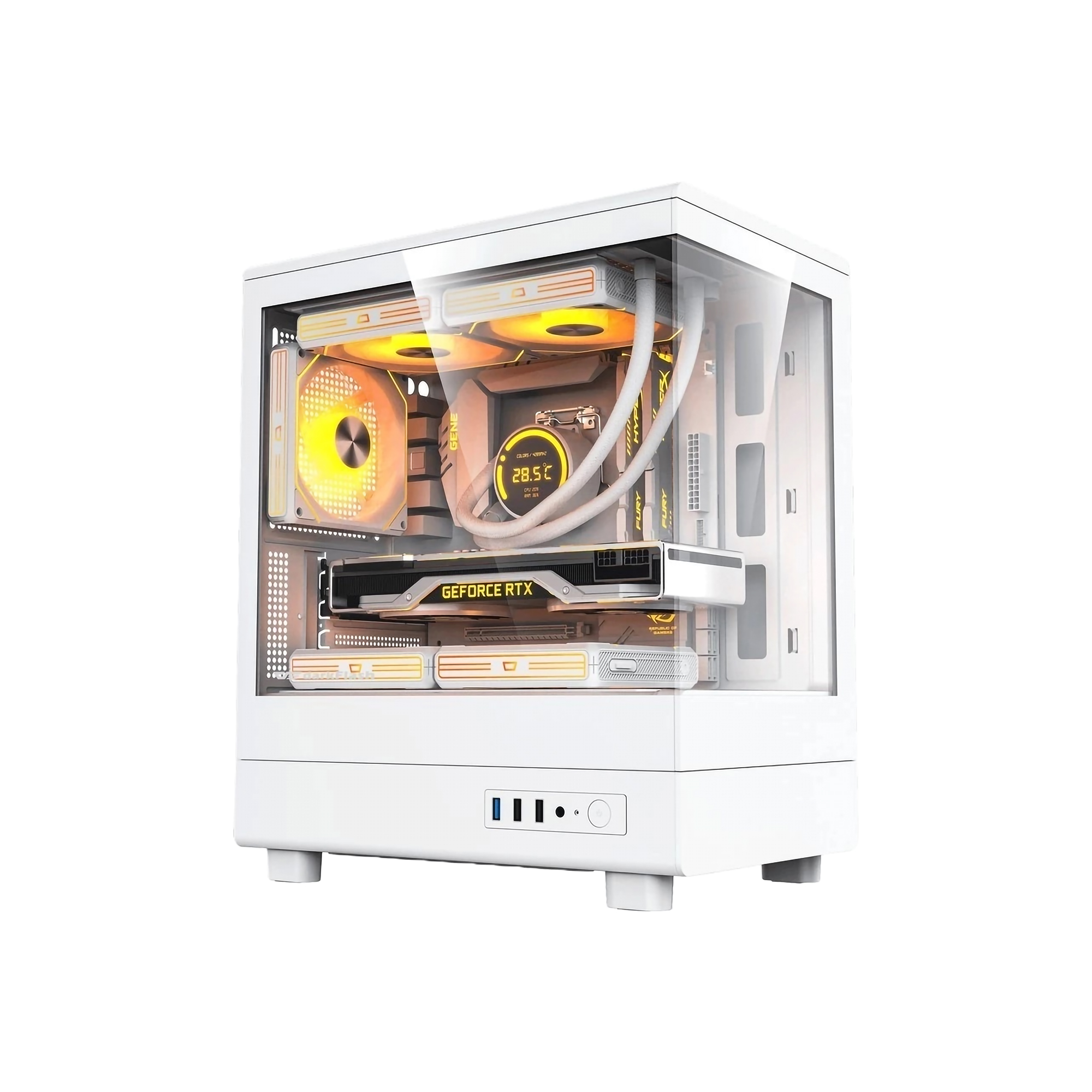 Zhuhai Aigo Electronic Technology darkFlash DB330M M-ATX PC CPU Case