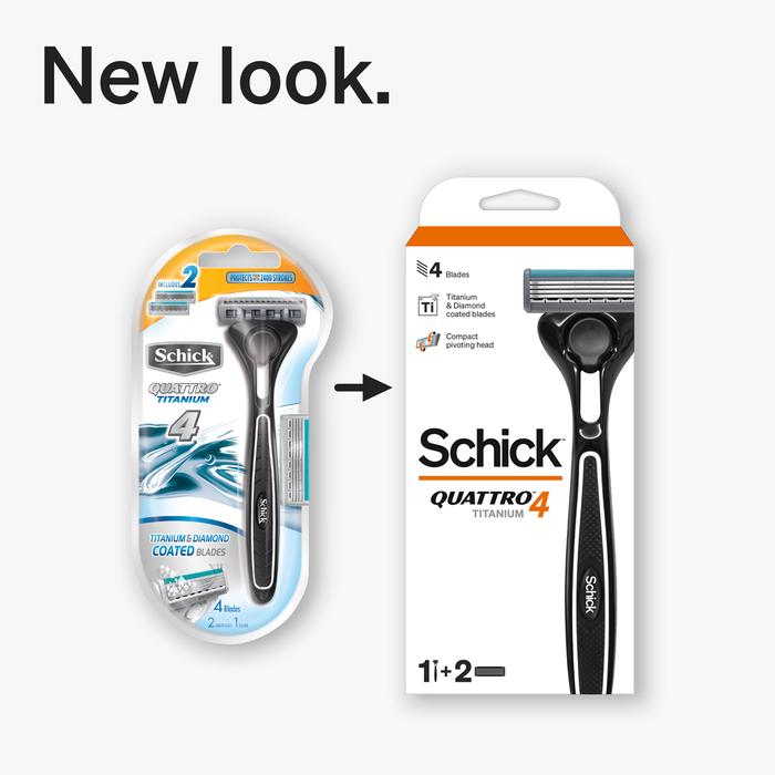 Edgewell Personal Care Schick Quattro Titanium Kit 