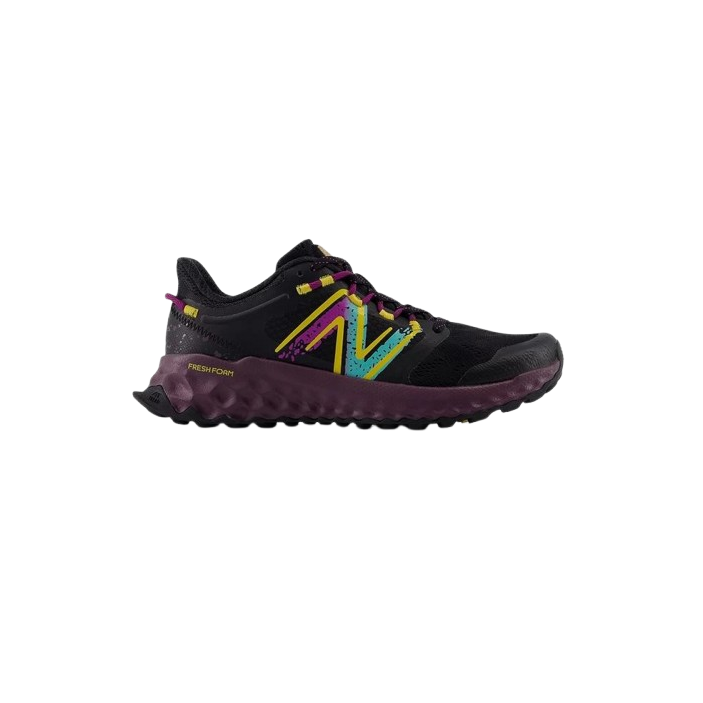 New Balance Fresh Foam Garoe Womens Trail Running Shoes Black with Ginger Lemon