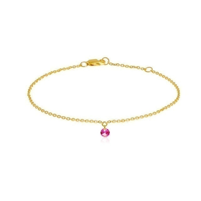 Candy Pop Chain Anklet 16K Yellow Gold 2