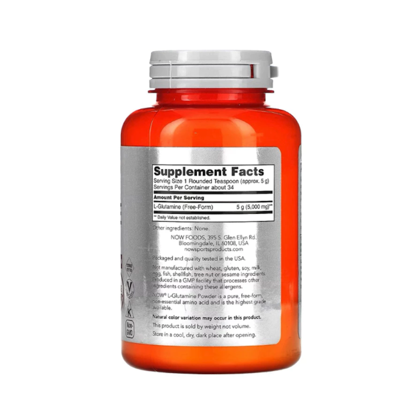 Now Sports L-Glutamine Powder 170 gr 2