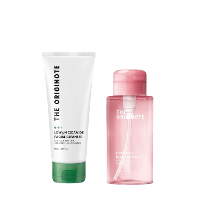 Bundle Low pH Cicamide Facial Cleanser + Hyalurose Micellar Water 1