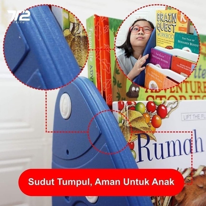 Rak Buku Anak Model Roket 3