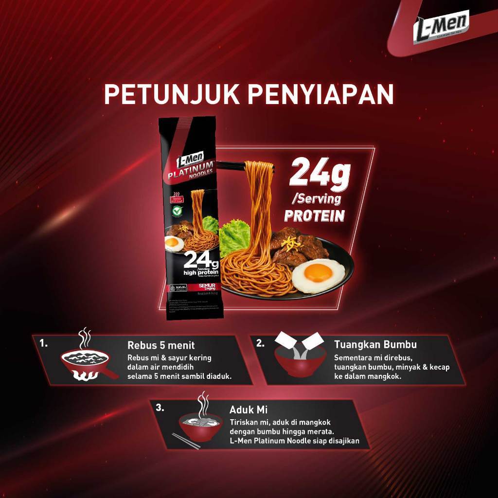 L-Men Platinum Noodle Semur Daging